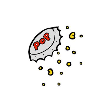 Basit bir döngü çizgi film kapağı.