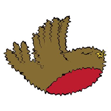 Basit bir döngülü çizgi film uçan bülbülü