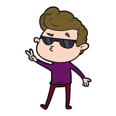 Basit bir çizgi film karakteri. Havalı adam.