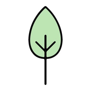 Basit bir döngü canlandırması basit bir yaprak çizimi