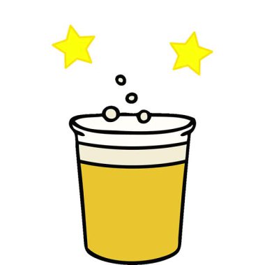 Basit bir çizgi film karakteri çizilmiş çizgi film karakteri gibi.