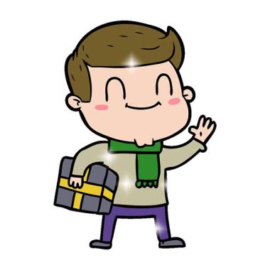 Basit bir çizgi film karakteri. Noel hediyesi olan arkadaş canlısı bir adam.