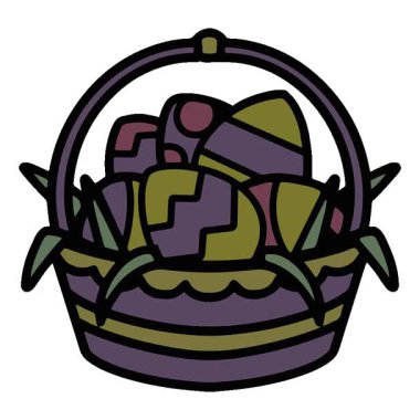 Basit bir döngü hareketli paskalya sepeti