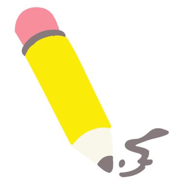 Basit bir döngü canlandırmalı kalem karalama işaretleri