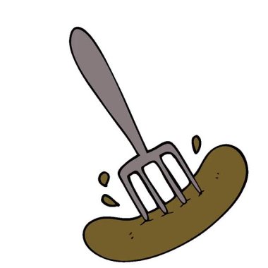 Basit bir çizgi film animasyonu. Sosisli sandviç karalaması.