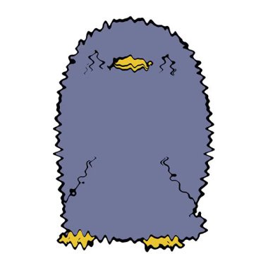 Basit bir çizgi film pengueni döngüsü.