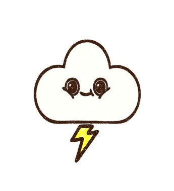 Basit bir Gök Gürültüsü Bulutu Çizimi