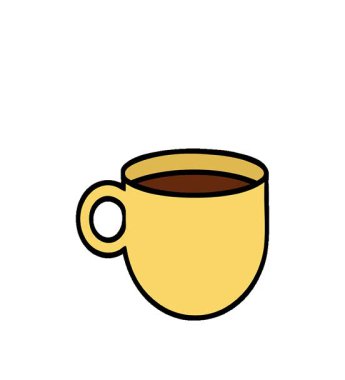 Geleneksel kahve tarzında basit bir döngü dövmesi.