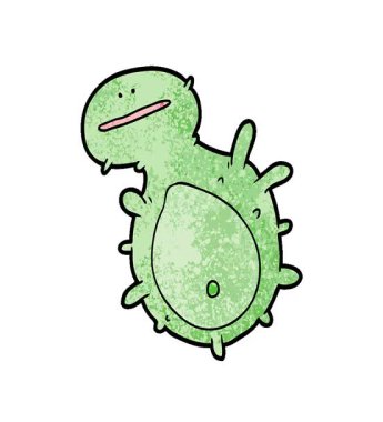 Basit bir çizgi film virüsü.