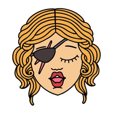 Basit bir döngü canlandırmalı Retro Dövme Biçimli düzenbaz karakter