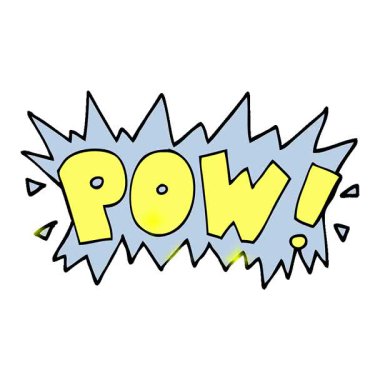 Basit bir çizgi film çizgi filmi karalaması.