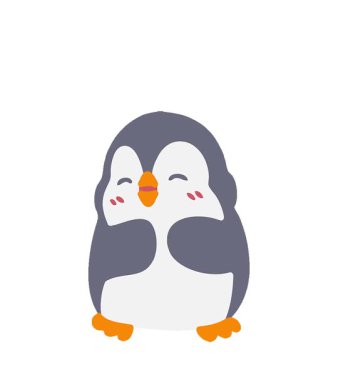 Basit bir döngü animasyonu Tatlı Penguen