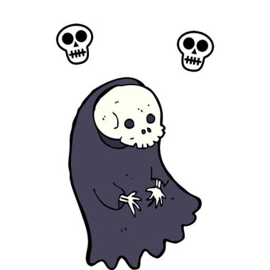 Basit bir döngülü çizgi film hortlağı.