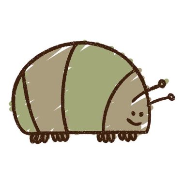 Basit bir döngü hareketli hata Tebeşir Çizimi