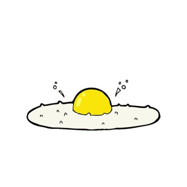 Basit bir çizgi film animasyon yumurta.