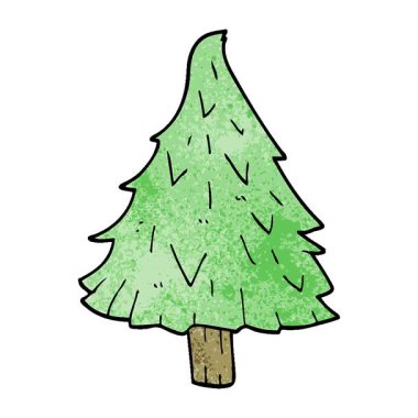 Basit bir çizgi film animasyonu. Karalama Noel ağacı.