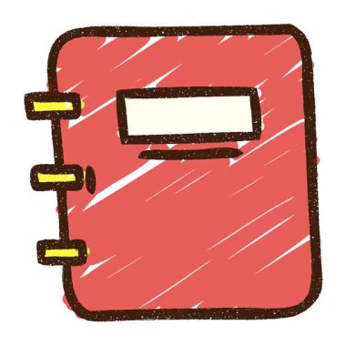 Basit bir döngü canlandırmalı Egzersiz Kitap Tebeşiri Çizimi