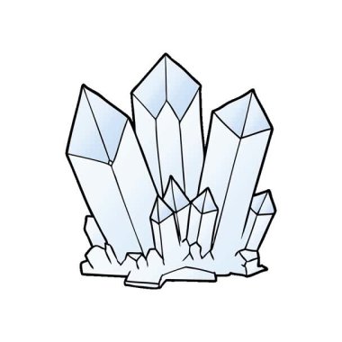 Basit bir döngü çizgi film kristalleri