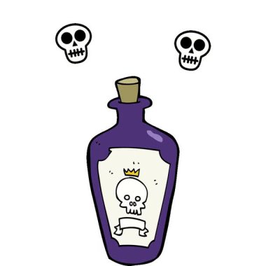 Basit bir çizgi film zehri.