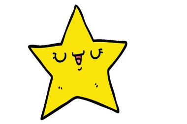 Basit bir döngü çizgi film yıldızı