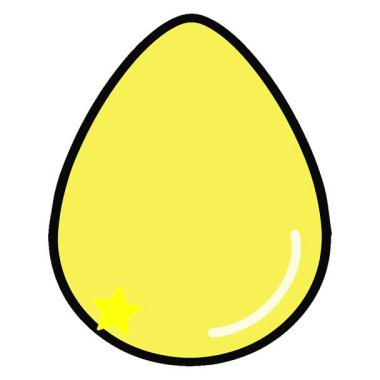 Basit bir döngülü sevimli paskalya yumurtası tasarımı