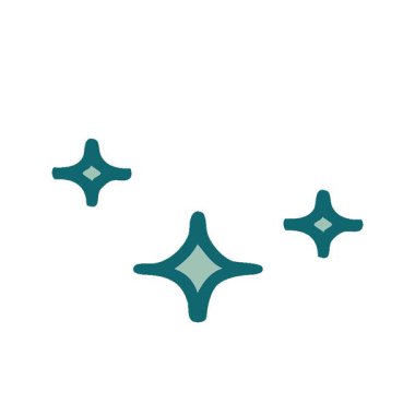 Bir yıldızın basit bir döngü ikonik dövme görüntüsü