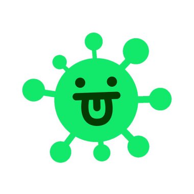 Basit bir döngü animasyonu basit, kafası karışmış bir virüs