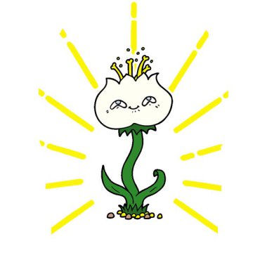 Basit bir döngülü çizgi film karakteri.