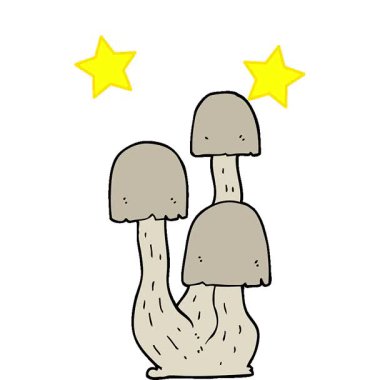 Basit bir döngü çizgi film mantarı.