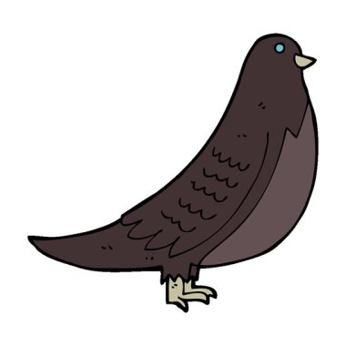 Basit bir çizgi film kuşu.