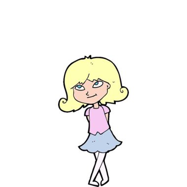 Basit bir çizgi film karakteri. Zeki kız.