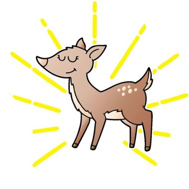 Basit bir çizgi film geyiği.