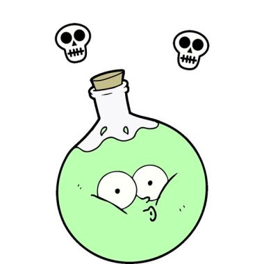 Basit bir çizgi film iksiri.