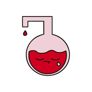 Basit bir bilim deneyinin basit bir çizgi filmi.