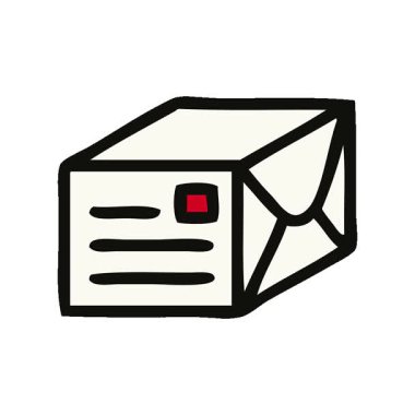 Basit bir döngü animasyonu kağıdın sevimli bir karikatürü