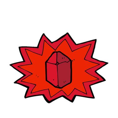 Basit bir döngü çizgi film yakutu.