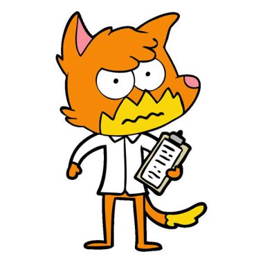 Basit bir çizgi film karakteri tilkiyi sinirlendiriyor.