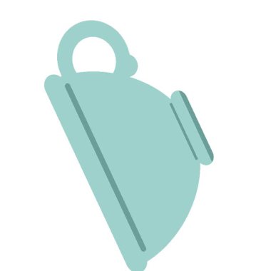 Basit bir döngü animasyon kahve fincanı