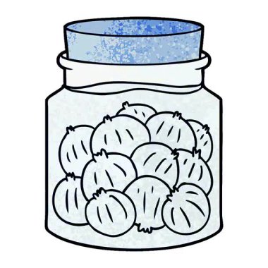 Basit bir çizgi film çizgi filmi soğan turşusu.