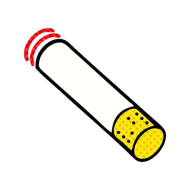 Basit bir çizgi roman tarzı çizgi roman çubuğu çizimi.