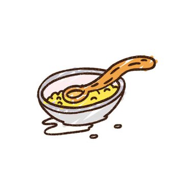 Basit bir gevrek tebeşiri çizimi