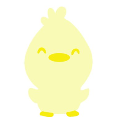 Basit bir döngü hareketli küçük civciv