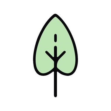 Basit bir döngü canlandırması basit bir yaprak çizimi