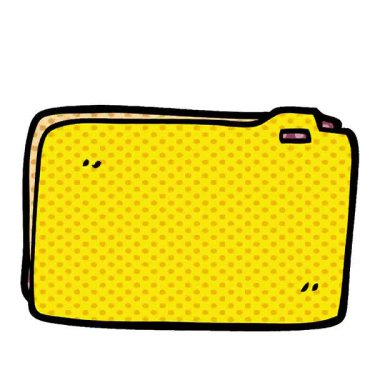 Basit bir döngü çizgi film karalama iş belgeleri