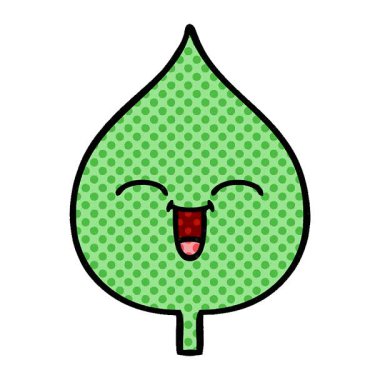 Basit bir çizgi roman stili çizgi film karakteri.