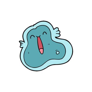 Basit bir çizgi film virüsü.