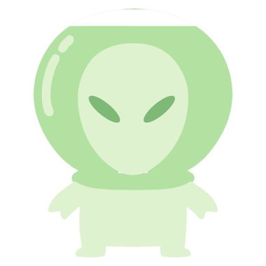 Basit bir döngü animasyonu küçük bir uzaylı