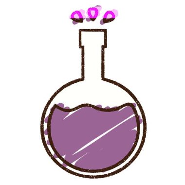 Basit bir döngüleme animasyon Bilim Deneyi Tebeşir Çizimi