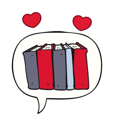 Konuşma baloncuklu basit bir çizgi roman.