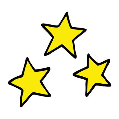 Basit bir çizgi film yıldızı döngüsü.